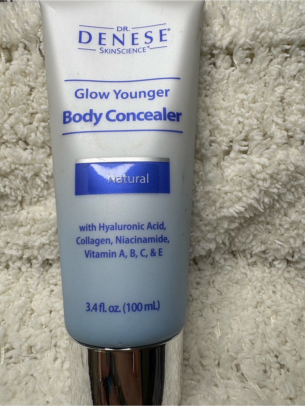 Dr. Denese Glow Younger Body Concealer - Natural (Light Blue Tube)
